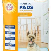 Arm & Hammer for Dogs Puppy Training Pads with Attractant | New & Improved Super Absorbent, Leak-Proof, Odor Control Quilted Puppy Pads with Baking Soda| 50 Count Wee Wee Pads